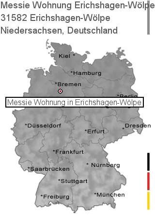 Messie Wohnung Erichshagen-Wölpe, 31582 Erichshagen-Wölpe