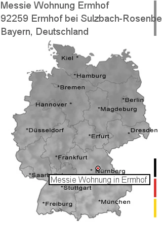 Messie Wohnung Ermhof bei Sulzbach-Rosenberg, 92259 Ermhof