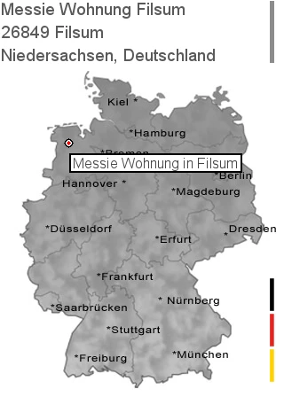 Messie Wohnung Filsum, 26849 Filsum