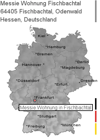 Messie Wohnung Fischbachtal, Odenwald, 64405 Fischbachtal