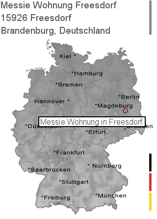 Messie Wohnung Freesdorf, 15926 Freesdorf