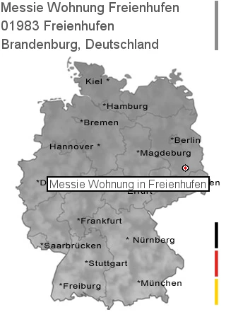 Messie Wohnung Freienhufen, 01983 Freienhufen