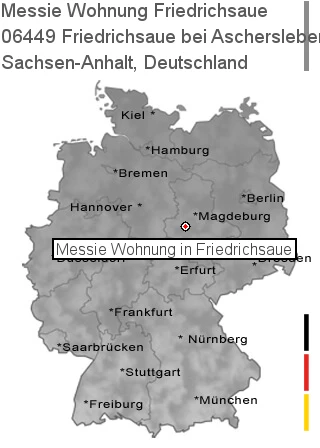 Messie Wohnung Friedrichsaue bei Aschersleben, 06449 Friedrichsaue
