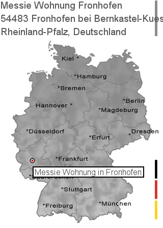 Messie Wohnung Fronhofen bei Bernkastel-Kues, 54483 Fronhofen