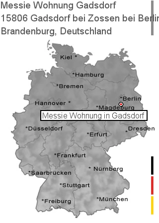 Messie Wohnung Gadsdorf bei Zossen bei Berlin, 15806 Gadsdorf