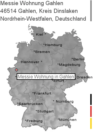 Messie Wohnung Gahlen, Kreis Dinslaken, 46514 Gahlen
