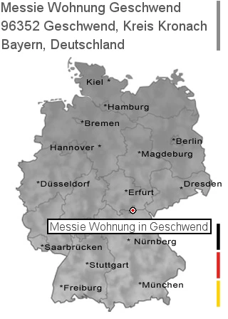 Messie Wohnung Geschwend, Kreis Kronach, 96352 Geschwend