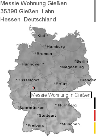 Messie Wohnung Gießen, Lahn, 35390 Gießen