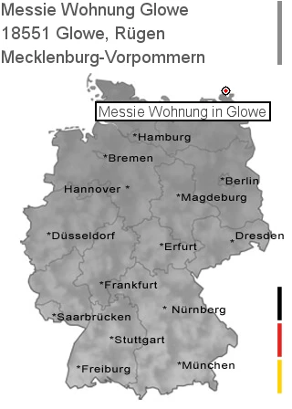 Messie Wohnung Glowe, Rügen, 18551 Glowe