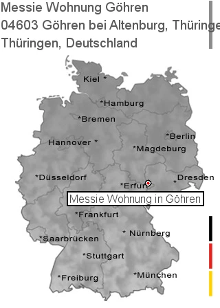 Messie Wohnung Göhren bei Altenburg, Thüringen, 04603 Göhren