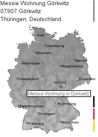 Messie Wohnung Görkwitz, 07907 Görkwitz