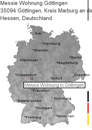 Messie Wohnung G&ouml;ttingen, Kreis Marburg an der Lahn, 35094 Göttingen