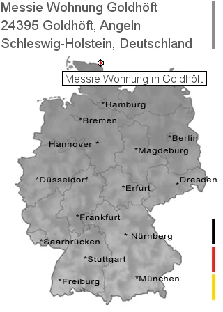 Messie Wohnung Goldhöft, Angeln, 24395 Goldhöft