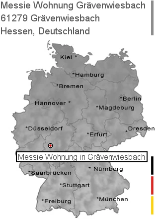 Messie Wohnung Grävenwiesbach, 61279 Grävenwiesbach