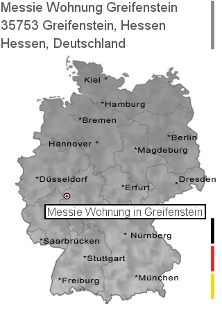 Messie Wohnung Greifenstein, Hessen, 35753 Greifenstein