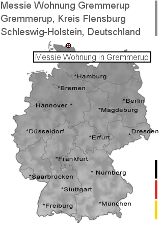 Messie Wohnung Gremmerup, Kreis Flensburg