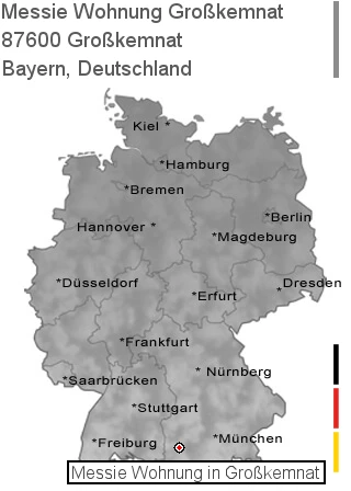 Messie Wohnung Großkemnat, 87600 Großkemnat