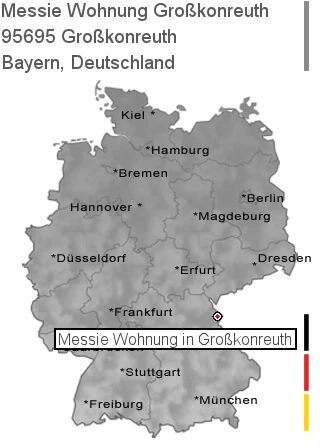 Messie Wohnung Großkonreuth, 95695 Großkonreuth