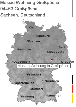 Messie Wohnung Großpösna, 04463 Großpösna