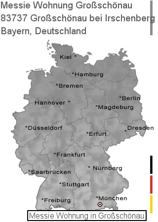 Messie Wohnung Großschönau bei Irschenberg, 83737 Großschönau