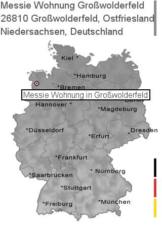 Messie Wohnung Großwolderfeld, Ostfriesland, 26810 Großwolderfeld