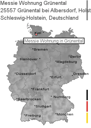 Messie Wohnung Grünental bei Albersdorf, Holstein, 25557 Grünental