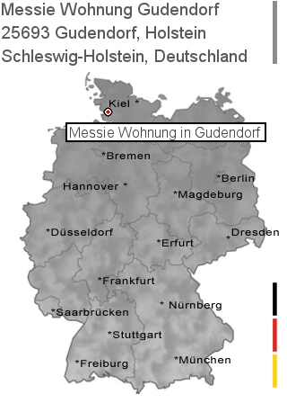 Messie Wohnung Gudendorf, Holstein, 25693 Gudendorf