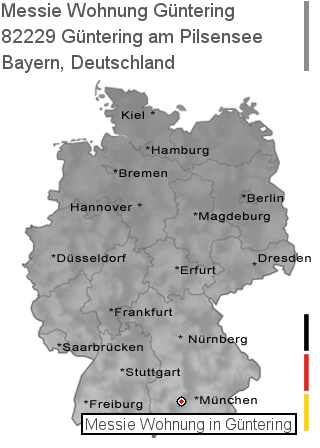 Messie Wohnung Güntering am Pilsensee, 82229 Güntering