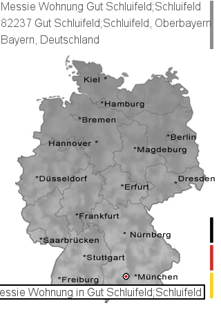 Messie Wohnung Gut Schluifeld;Schluifeld, Oberbayern, 82237 Gut Schluifeld;Schluifeld