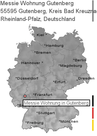 Messie Wohnung Gutenberg, Kreis Bad Kreuznach, 55595 Gutenberg