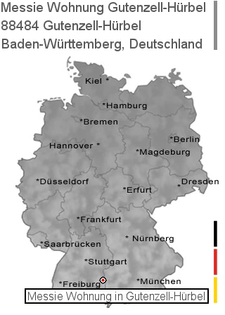 Messie Wohnung Gutenzell-Hürbel, 88484 Gutenzell-Hürbel