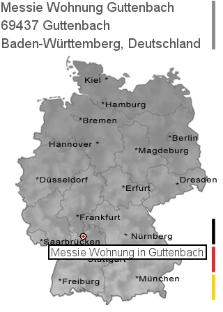 Messie Wohnung Guttenbach, 69437 Guttenbach