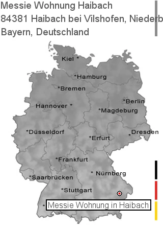 Messie Wohnung Haibach bei Vilshofen, Niederbayern, 84381 Haibach