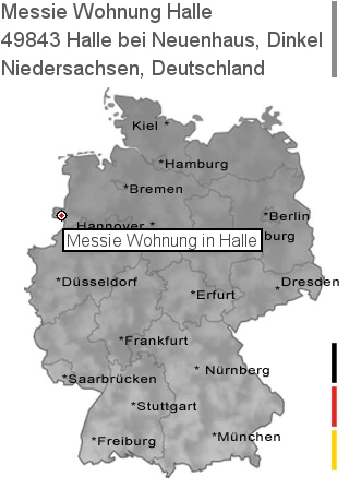 Messie Wohnung Halle bei Neuenhaus, Dinkel, 49843 Halle