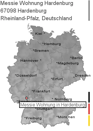 Messie Wohnung Hardenburg, 67098 Hardenburg