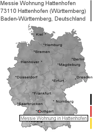 Messie Wohnung Hattenhofen (Württemberg), 73110 Hattenhofen