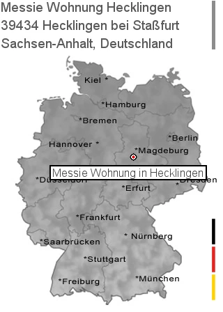 Messie Wohnung Hecklingen bei Staßfurt, 39434 Hecklingen