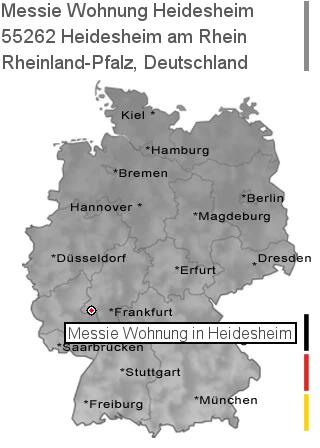 Messie Wohnung Heidesheim am Rhein, 55262 Heidesheim