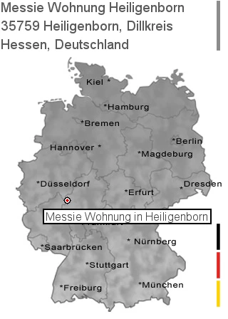 Messie Wohnung Heiligenborn, Dillkreis, 35759 Heiligenborn