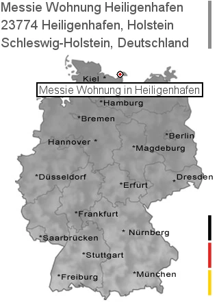 Messie Wohnung Heiligenhafen, Holstein, 23774 Heiligenhafen