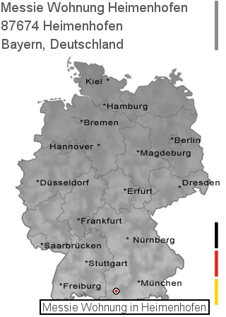 Messie Wohnung Heimenhofen, 87674 Heimenhofen