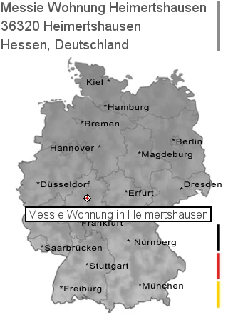 Messie Wohnung Heimertshausen, 36320 Heimertshausen