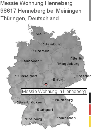 Messie Wohnung Henneberg bei Meiningen, 98617 Henneberg