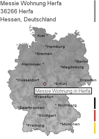 Messie Wohnung Herfa, 36266 Herfa