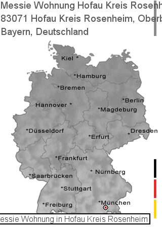 Messie Wohnung Hofau Kreis Rosenheim, Oberbayern, 83071 Hofau Kreis Rosenheim