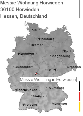 Messie Wohnung Horwieden, 36100 Horwieden