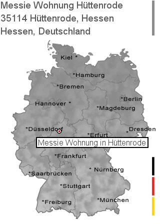 Messie Wohnung Hüttenrode, Hessen, 35114 Hüttenrode