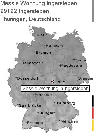 Messie Wohnung Ingersleben, 99192 Ingersleben