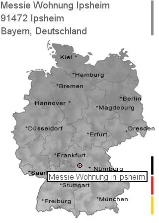 Messie Wohnung Ipsheim, 91472 Ipsheim
