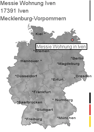 Messie Wohnung Iven, 17391 Iven